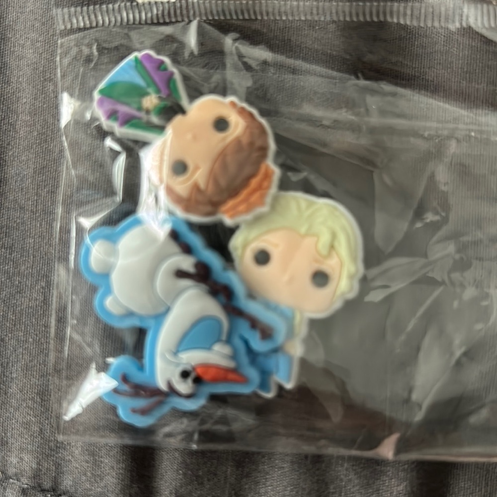 3 piece Frozen Jibbitz for crocs.